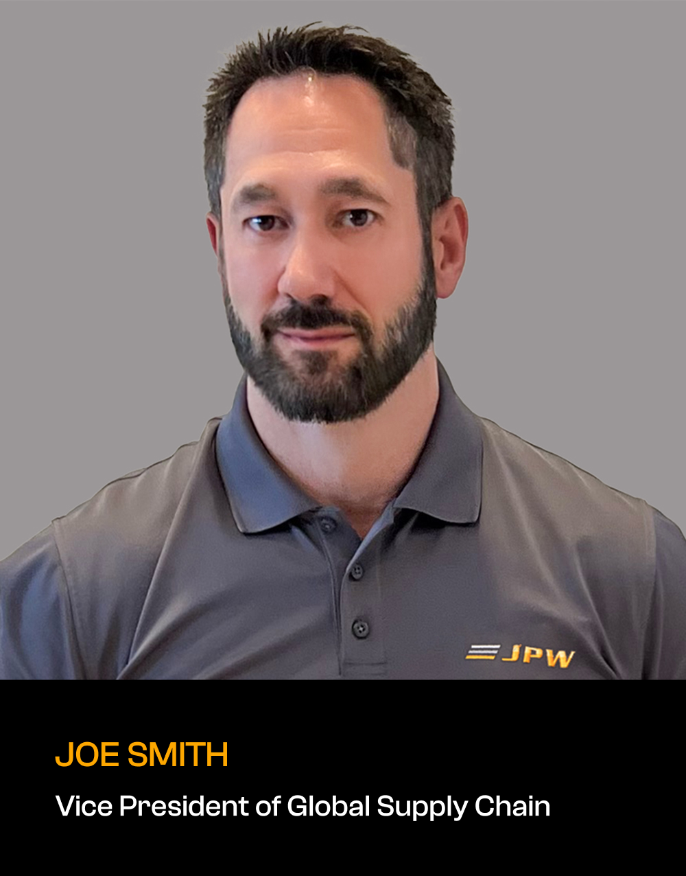 Joe Smith- VP, Global Supply Chain
