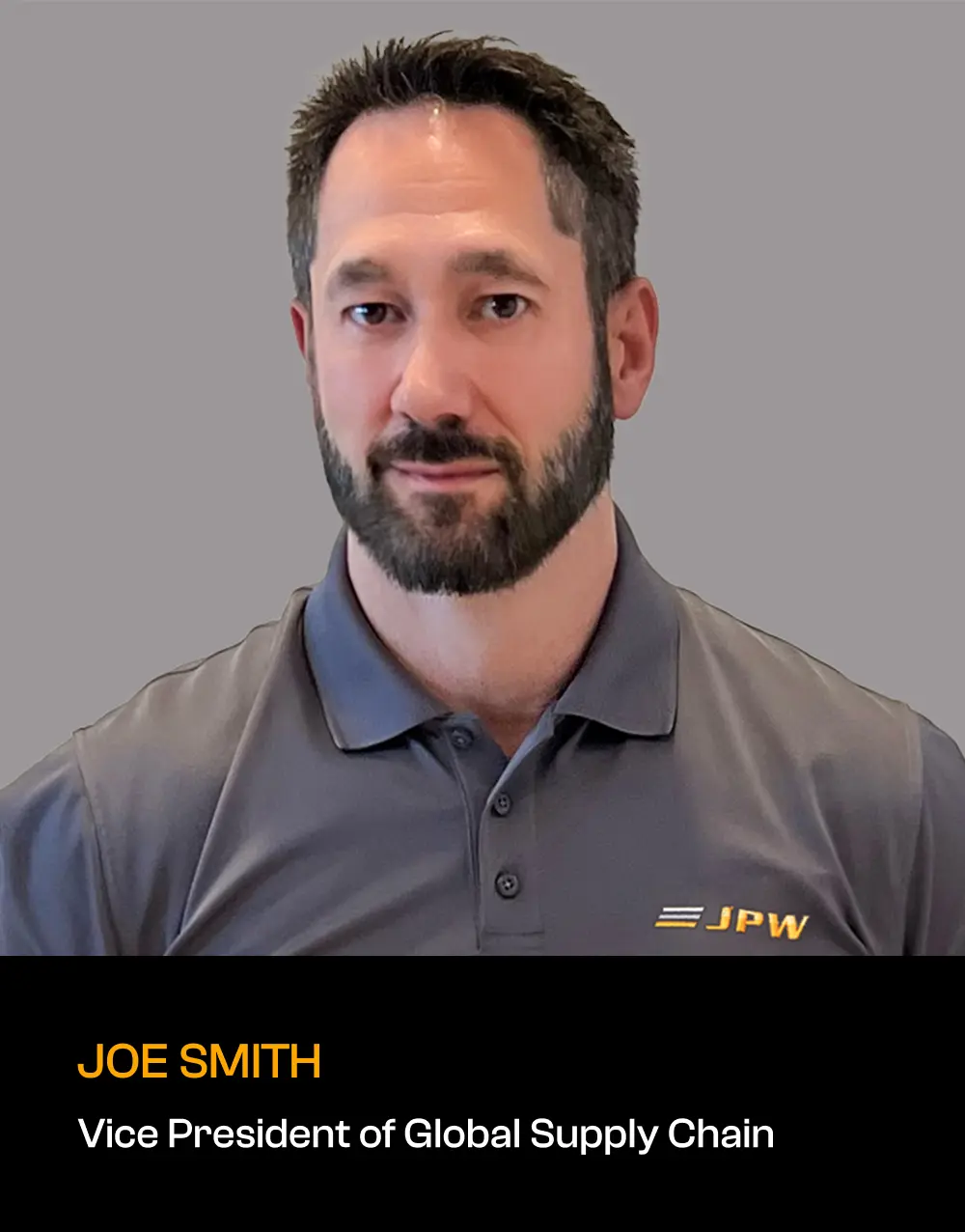 Joe Smith- VP, Global Supply Chain